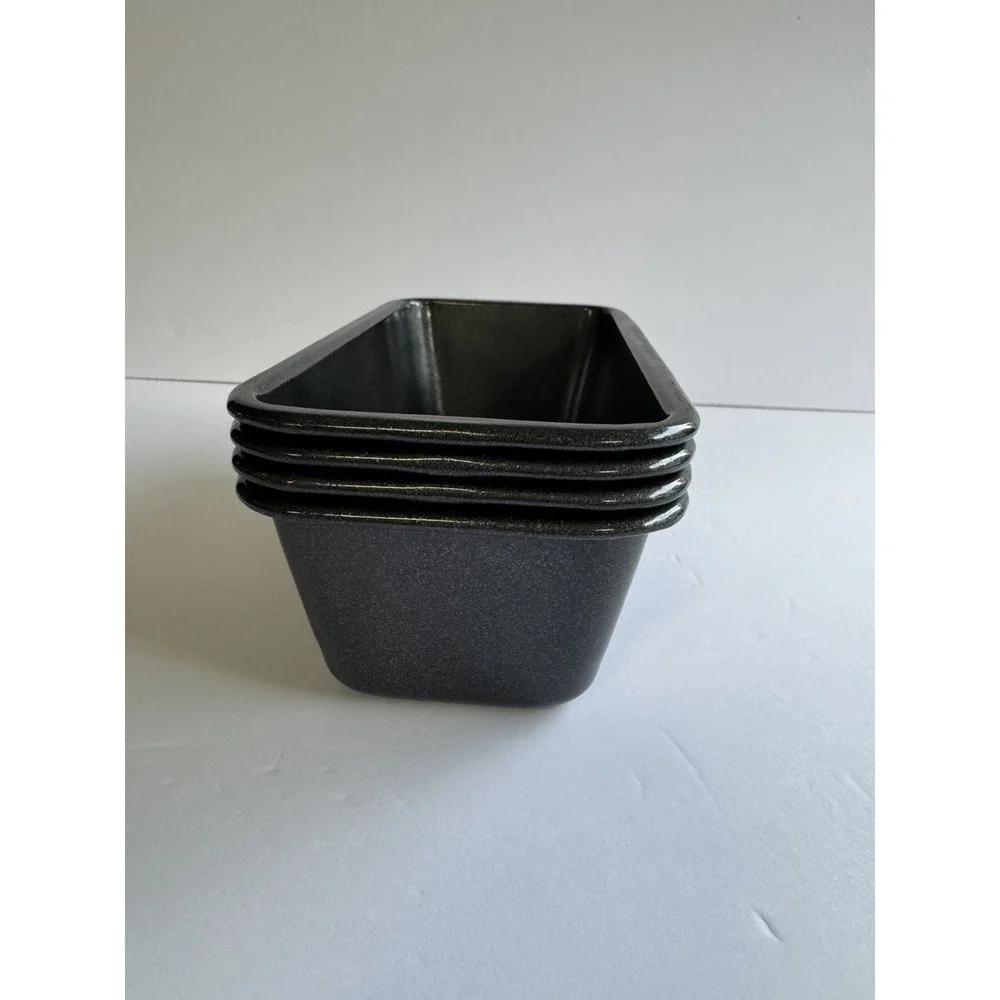 4Pcs Nonstick Carbon Steel Baking Bread Pan Mini Loaf Pans Small Banana Bread